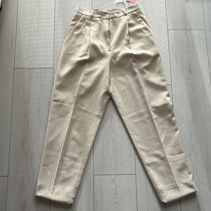 Elegant Cream Women's Pantsuit